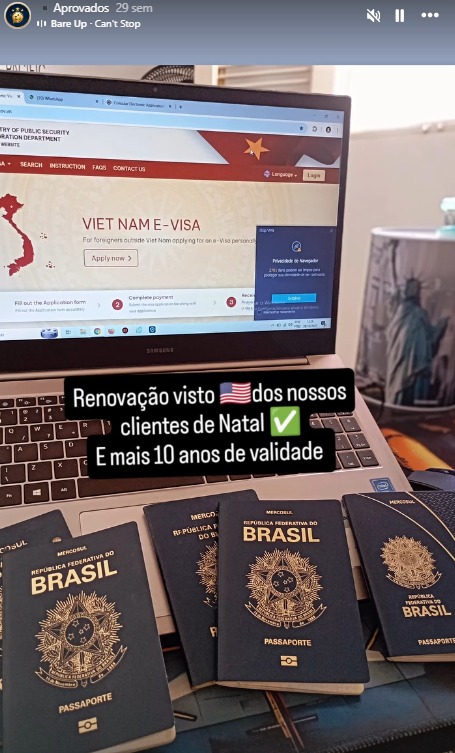 Renovação de visto clientes de Natal
